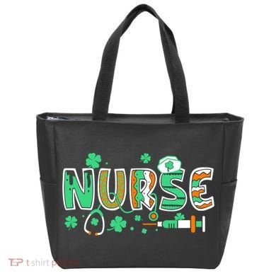 Cute Funny St Patricks Day Nurse Tote Bag