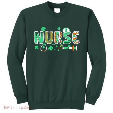 Cute Funny St Patricks Day Nurse Sweatshirt