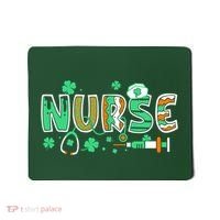 Cute Funny St Patricks Day Nurse Mousepad thumb 0