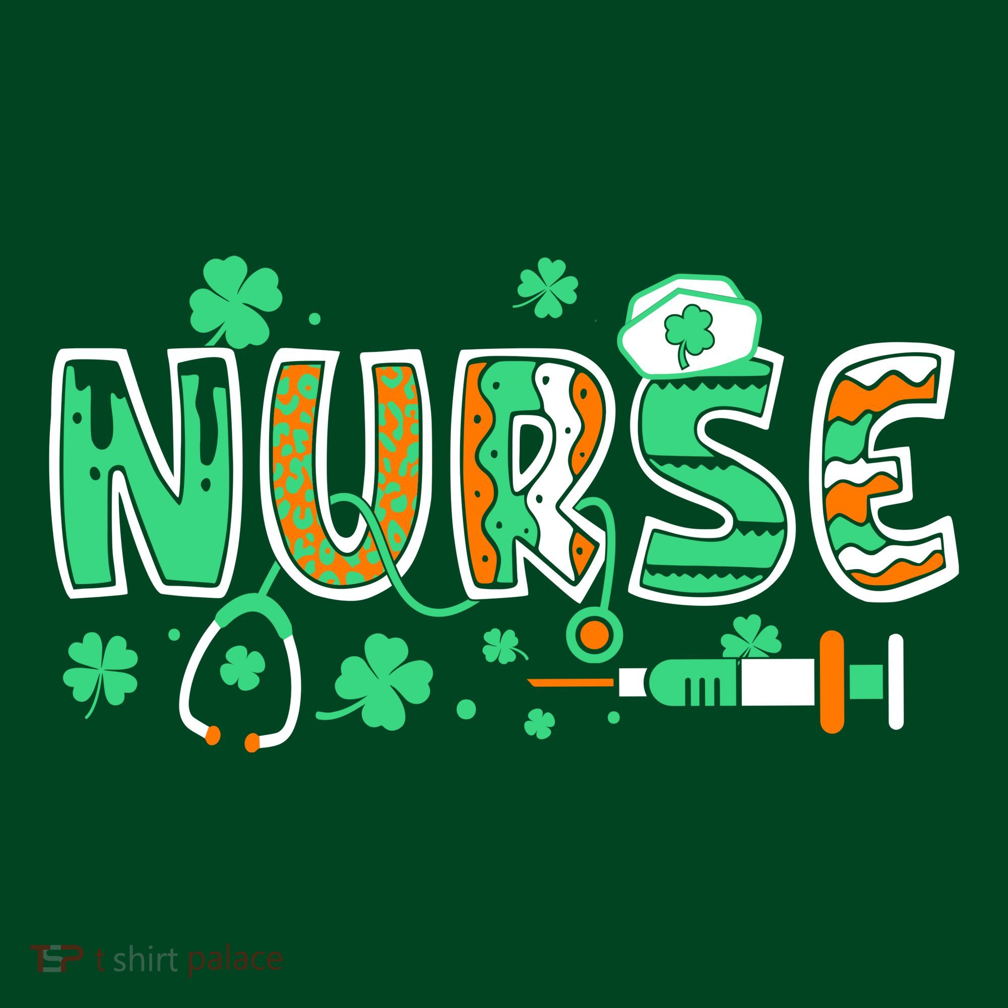 Cute Funny St Patricks Day Nurse Visor
