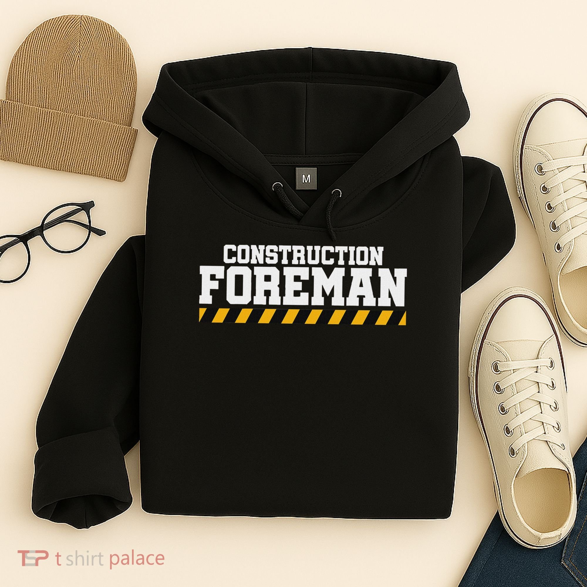 Construction Foreman Safety S For Crew Workers Hoodie