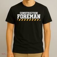 Construction Foreman Safety S For Crew Workers T-Shirt thumb 3