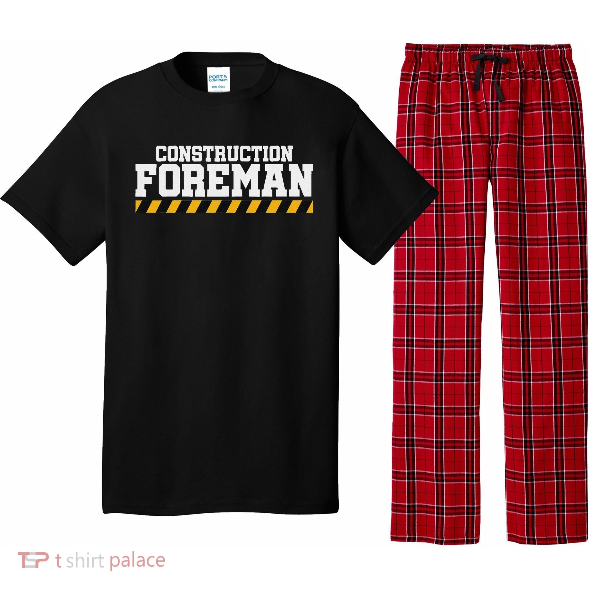 Construction Foreman Safety S For Crew Workers Pajama Set
