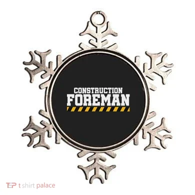 Construction Foreman Safety S For Crew Workers Ornament