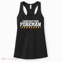 Construction Foreman Safety S For Crew Workers Women's Tank Top thumb 0