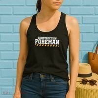 Construction Foreman Safety S For Crew Workers Women's Tank Top thumb 2