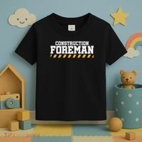 Construction Foreman Safety S For Crew Workers Toddler T-Shirt thumb 3