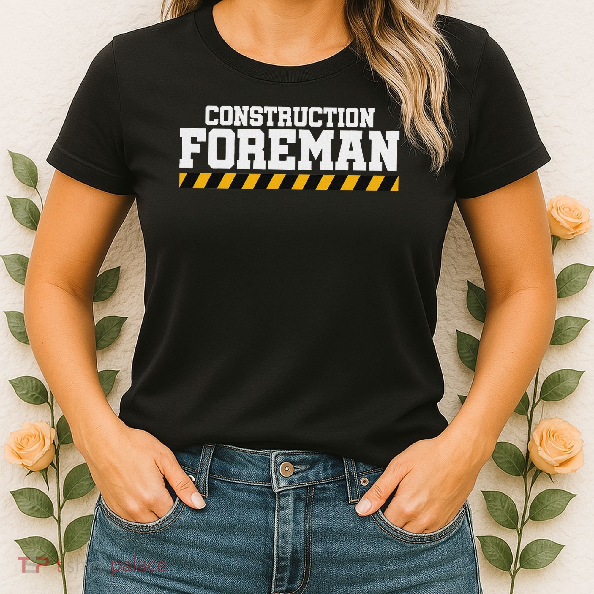 Construction Foreman Safety S For Crew Workers Women's T-Shirt