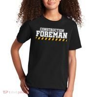 Construction Foreman Safety S For Crew Workers Kids T-Shirt thumb 2