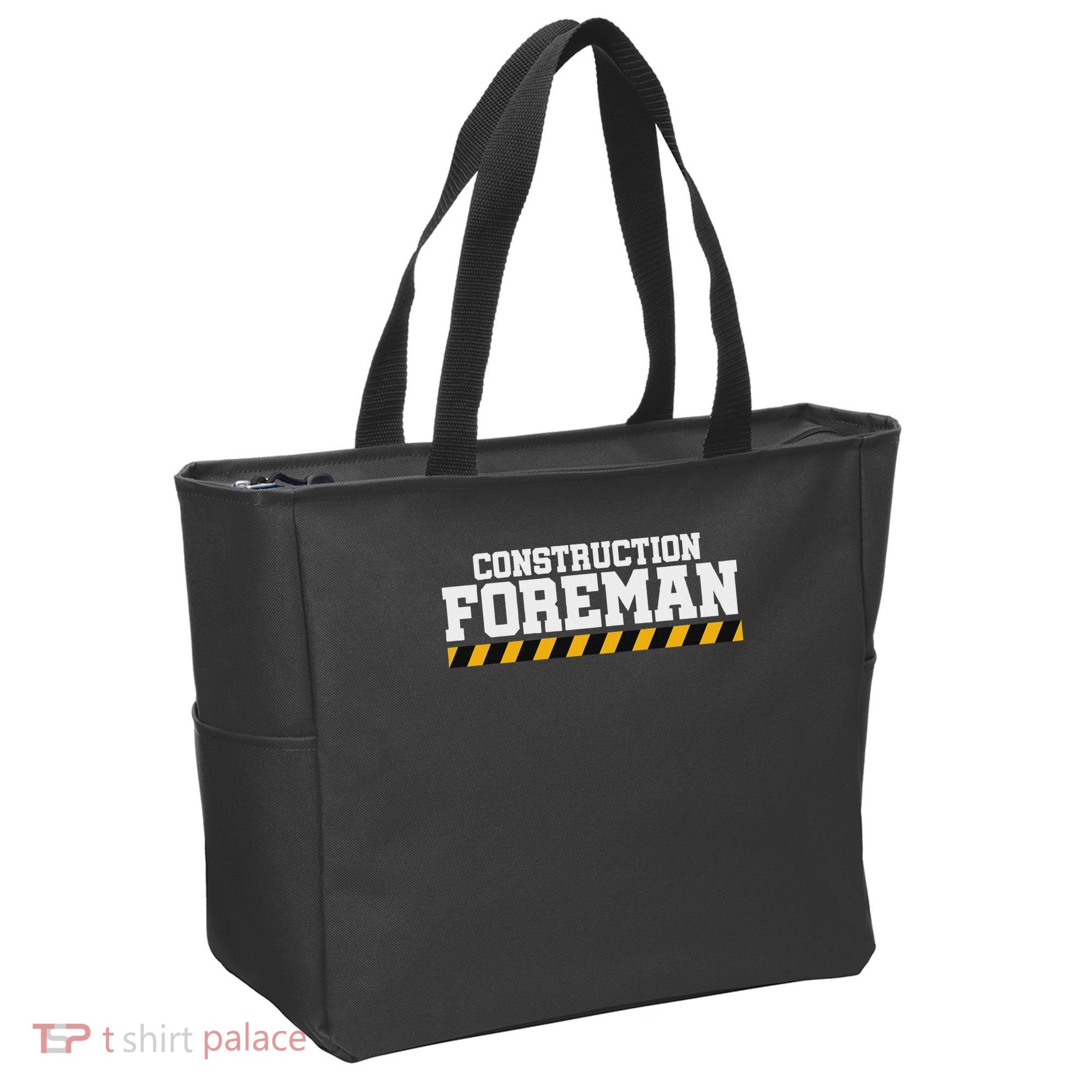 Construction Foreman Safety S For Crew Workers Tote Bag