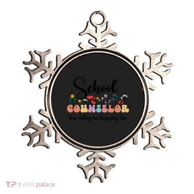 Cute Floral School Counselor Keep Talking I'm Diagnosing You Cool Gift Ornament