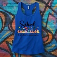 Cute Floral School Counselor Keep Talking I'm Diagnosing You Cool Gift Women's Tank Top thumb 3