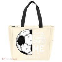 Christian Funny Soccer Men Boys Religious Tote Bag thumb 0