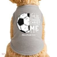 Christian Funny Soccer Men Boys Religious Doggie Tank thumb 0