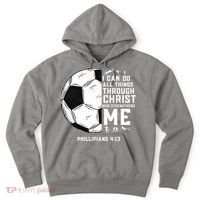 Christian Funny Soccer Men Boys Religious Hoodie thumb 0