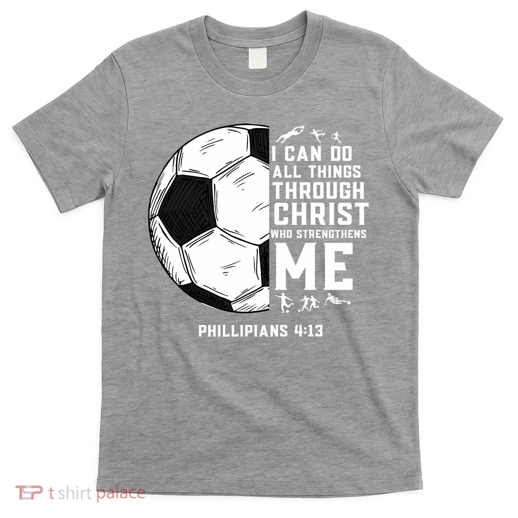 Christian Funny Soccer Men Boys Religious T-Shirt
