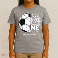 Christian Funny Soccer Men Boys Religious T-Shirt thumb 4