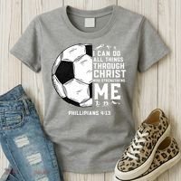 Christian Funny Soccer Men Boys Religious Women's T-Shirt thumb 3
