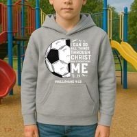 Christian Funny Soccer Men Boys Religious Kids Hoodie thumb 2