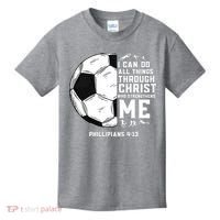 Christian Funny Soccer Men Boys Religious Kids T-Shirt thumb 0
