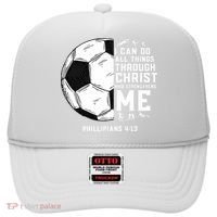 Christian Funny Soccer Men Boys Religious Hat thumb 0