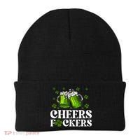 Cheers Fuckers St Patrick's Day Funny Beer Drinking Mugs Beanie thumb 0