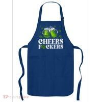 Cheers Fuckers St Patrick's Day Funny Beer Drinking Mugs Apron thumb 0