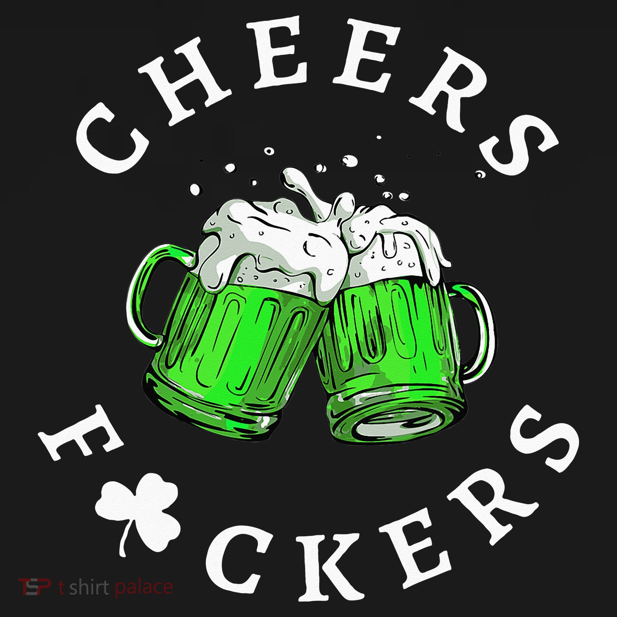 Cheers Fuckers St Patricks Day Beer Drinking Doggie Tank