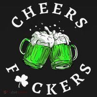 Cheers Fuckers St Patricks Day Beer Drinking Polo thumb 3