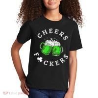 Cheers Fuckers St Patricks Day Beer Drinking Kids T-Shirt thumb 2