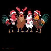Christmas F-Caw-F Squad Funny Festive Chicken Coffee Mug thumb 5