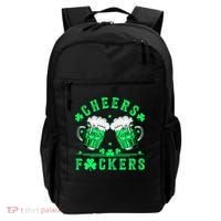 Cheers Fuckers St Patricks Day Beer Drinking Mugs Backpack thumb 0