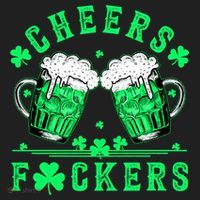 Cheers Fuckers St Patricks Day Beer Drinking Mugs Beanie thumb 2