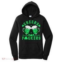 Cheers Fuckers St Patricks Day Beer Drinking Mugs Women's Hoodie thumb 0