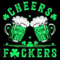 Cheers Fuckers St Patricks Day Beer Drinking Mugs Women's Hoodie thumb 2