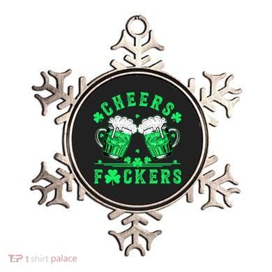 Cheers Fuckers St Patricks Day Beer Drinking Mugs Ornament