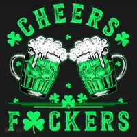Cheers Fuckers St Patricks Day Beer Drinking Mugs Women's Tank Top thumb 5