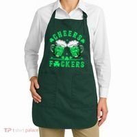 Cheers Fuckers St Patricks Day Beer Drinking Mugs Apron thumb 2