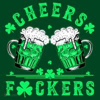 Cheers Fuckers St Patricks Day Beer Drinking Mugs Coaster thumb 2