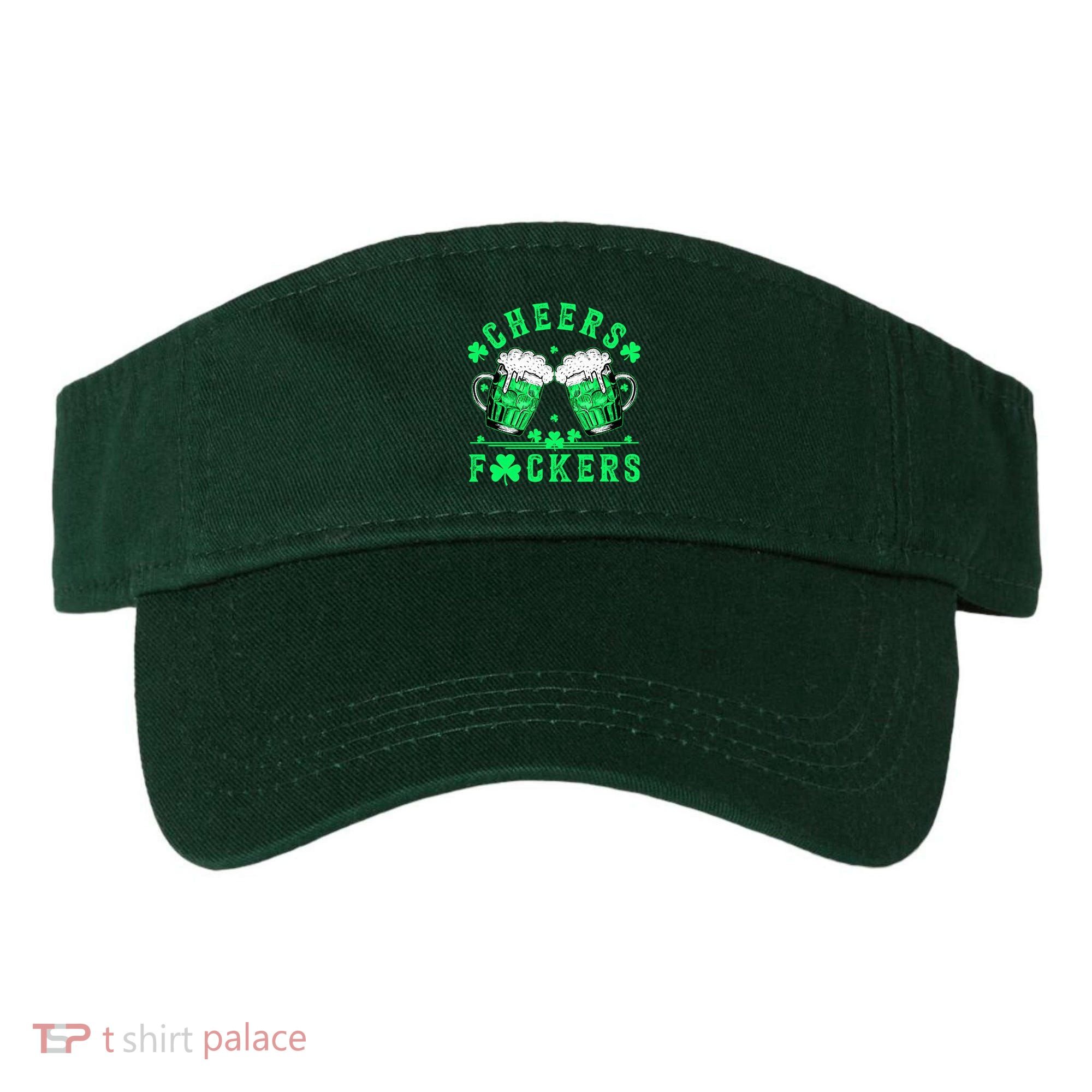 Cheers Fuckers St Patricks Day Beer Drinking Mugs Visor