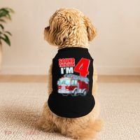 Cute Funny Sound The Alarm I'm 4 Four Doggie Tank thumb 2