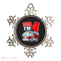 Cute Funny Sound The Alarm I'm 4 Four Ornament thumb 0