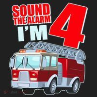 Cute Funny Sound The Alarm I'm 4 Four Golf Towel thumb 3