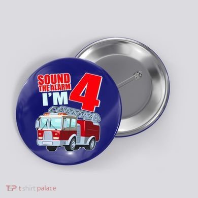 Cute Funny Sound The Alarm I'm 4 Four Button