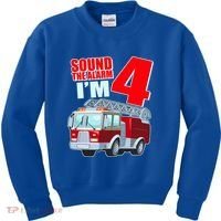 Cute Funny Sound The Alarm I'm 4 Four Kids Sweatshirt thumb 0