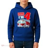 Cute Funny Sound The Alarm I'm 4 Four Kids Hoodie thumb 4