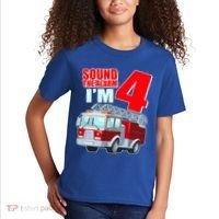 Cute Funny Sound The Alarm I'm 4 Four Kids T-Shirt thumb 2