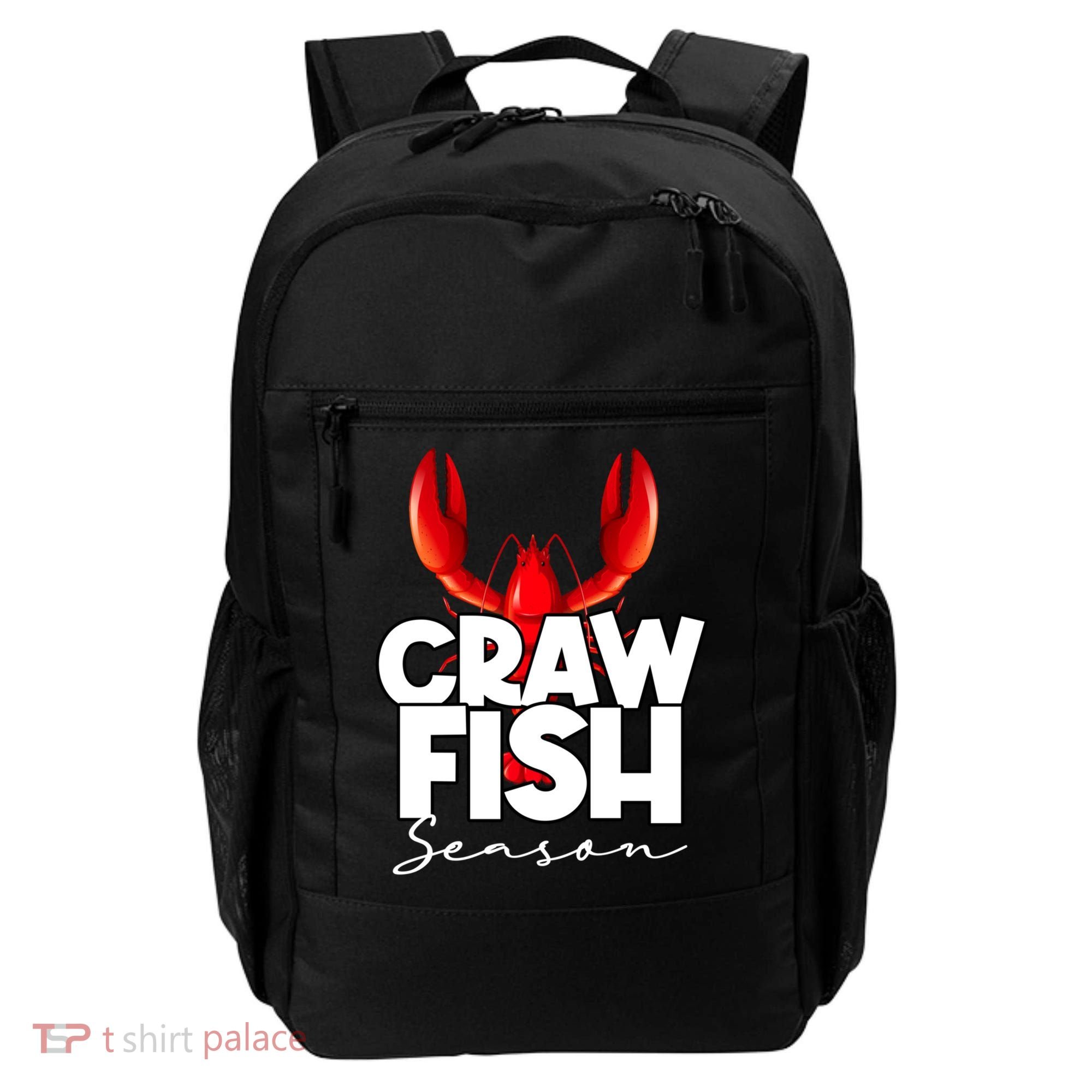 Craw Fish Season Mardi Gras Crawfish Boil Lobster Gift Backpack