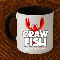 Craw Fish Season Mardi Gras Crawfish Boil Lobster Gift Coffee Mug thumb 2