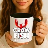 Craw Fish Season Mardi Gras Crawfish Boil Lobster Gift Coffee Mug thumb 3